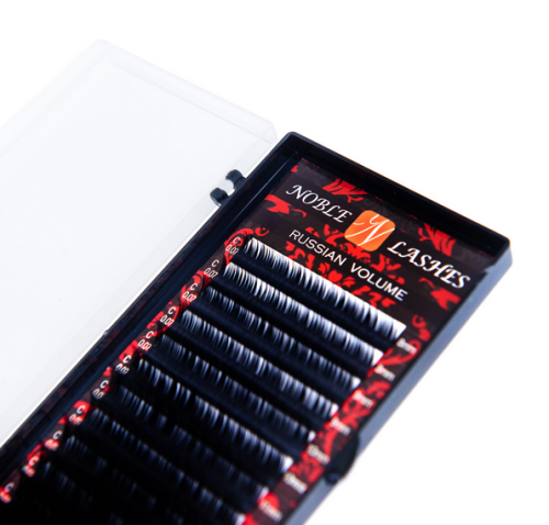 Rzęsy Russian Volume Premium do przedłużania Noble Lashes paleta