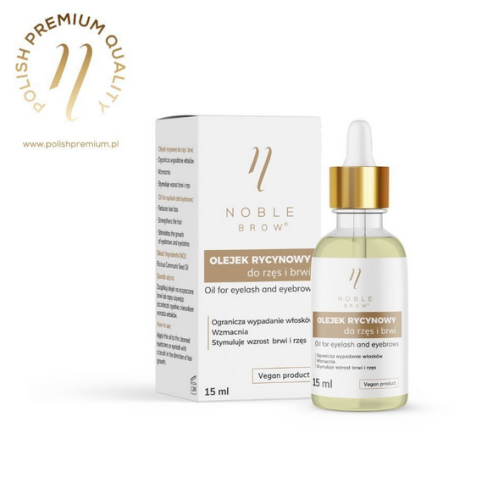 Olejek rycynowy Noble Brow - do brwi i rzęs