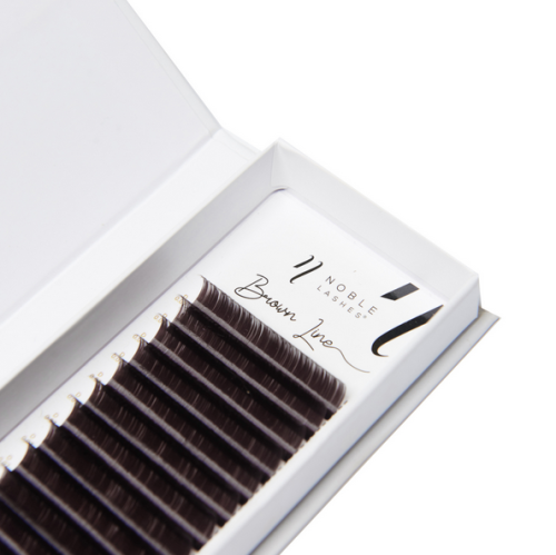Rzęsy Brown Line (Black Brown) by Noble Lashes