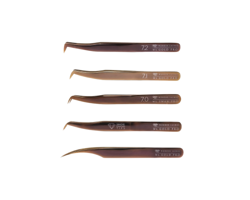 Pęseta do rzęs Gold Pro Wonder Lashes