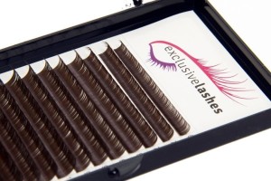 Rzęsy brązowe do przedłużania Black Brown – Exclusive Lashes