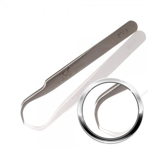 Pęseta do rzęs Vetus ST-15 zakrzywiona cienka