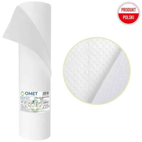 Podkład kosmetyczny jednorazowy celuloza 60cm x 50m Omet Medical
