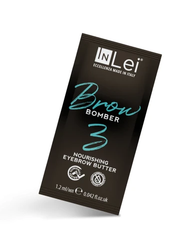 InLei® "BROW BOMBER 3" – odżywcze masło do brwi saszetka 1,2ml