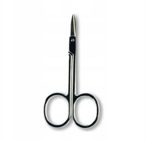 Nożyczki kosmetyczne do brwi i rzęs srebrne Noble Lashes