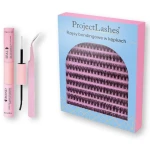 Rzęsy Bondingowe 200 szt Bonding Lash Zestaw Startowy + Akcesoria