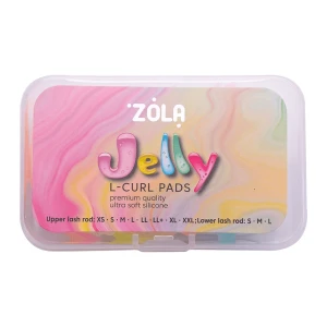 Formy silikonowe do liftingu rzęs ZOLA Jelly L-curl