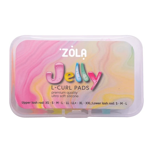 Formy silikonowe do liftingu rzęs ZOLA Jelly L-curl