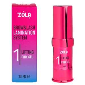 Preparat do laminacji brwi i rzęs krok 01 ZOLA Color Lab Lifting Pink