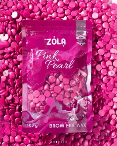Wosk granulowany do depilacji brwi Pink Pearl ZOLA Brow Epil Wax
