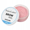 Peeling do brwi z witaminą E i pantenolem 60g różowy ProjectLashes Brow Scrub