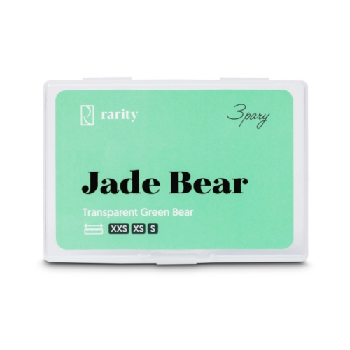 Wałki silikonowe do laminacji rzęs Rarity Jade Bear 3 pary