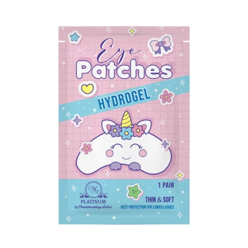 Płatki hydrożelowe pod oczy do rzęs 50 par Platinum