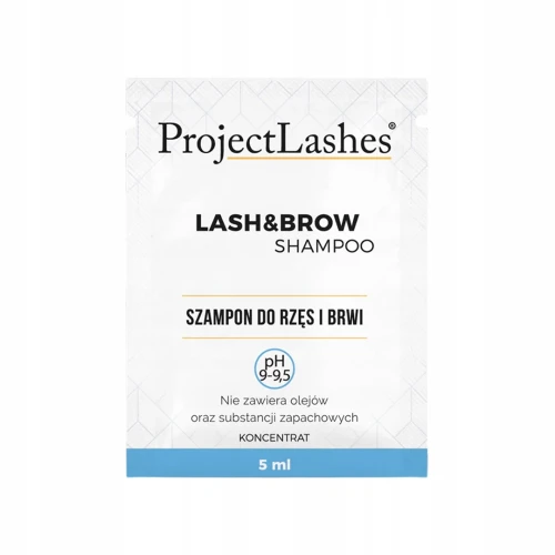 Szampon do rzęs koncentrat zasadowy pH 9,5 ProjectLashes 5ml