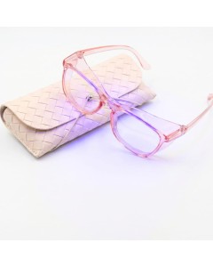 Różowe Okulary Ochronne do Przedłużania Rzęs Metodą UV Moemi