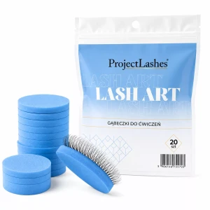 Gąbeczki do ćwiczeń rzęs ProjectLashes ćwiczenie przedłużania rzęs 20 szt