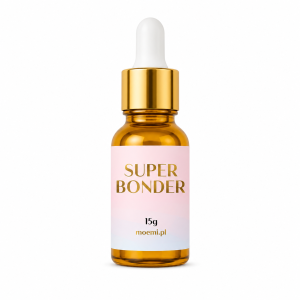 Super Bonder do Rzęs MOEMI 15ml – Utrwalacz i Przyspieszacz Aplikacji
