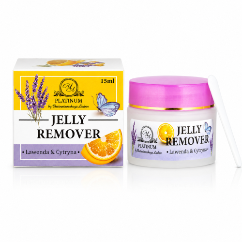 Remover do rzęs w żelu lawenda-cytryna Platinum 15ml