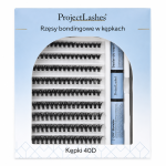Rzęsy bondingowe 40D Cluster DIY z bond & seal ProjectLashes
