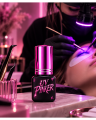 Klej do rzęs UV PINKER MOEMI 5 ml – różowy klej do przedłużania rzęs w technologii UV, TMO