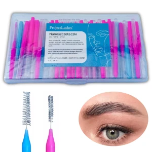 100x NANO SZCZOTECZKI do laminacji brwi Lami Brush