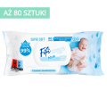 Fifi AQUA Chusteczki nawilżane wodne pantenol 18x14cm OPHARM