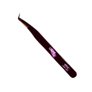 Pęseta do przedłużania rzęs Tweezer EPIC Cafe noir Pimp My Lashes