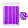 Aplikatory Mikroszczoteczki - 100szt w woreczku Fioletowe (1,5mm)