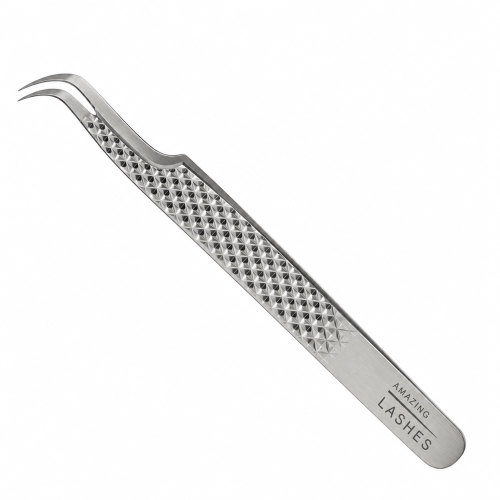 Pęseta do rzęs Diamond Silver by Amazing