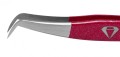 Pęseta do rzęs kopytko Red Diamond Magnitica