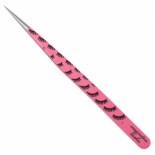Pęseta prosta Pink Lashes by Magnitica
