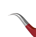 Pęseta do rzęs zakrzywiona Red Diamond Magnitica