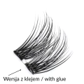 Rzęsy bondingowe ProjectLashes GlamSeal DIY mix 10-12-14mm Z KLEJEM cluster