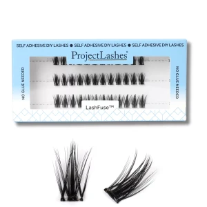 Rzęsy bondingowe ProjectLashes LashFuse DIY mix 10-12-14mm Z KLEJEM cluster