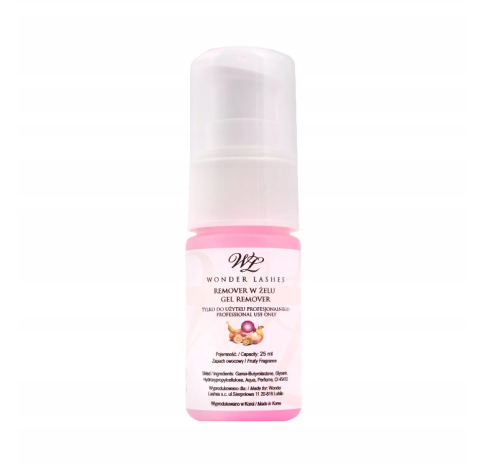 Remover owocowy z pompką by Wonder Lashes 25 ml
